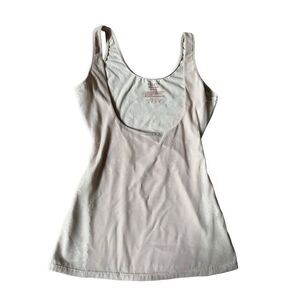 SPANX Assets Red Hot Label Body Shaper size L Tan Floral Lacey Top